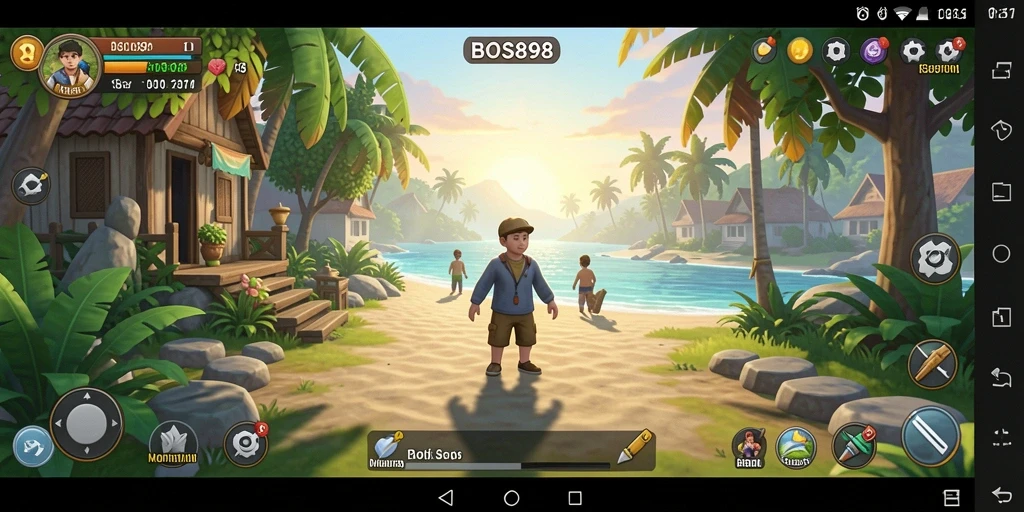 Tampilan gameplay <strong>BOS898</strong> yang menyenangkan dan penuh warna.