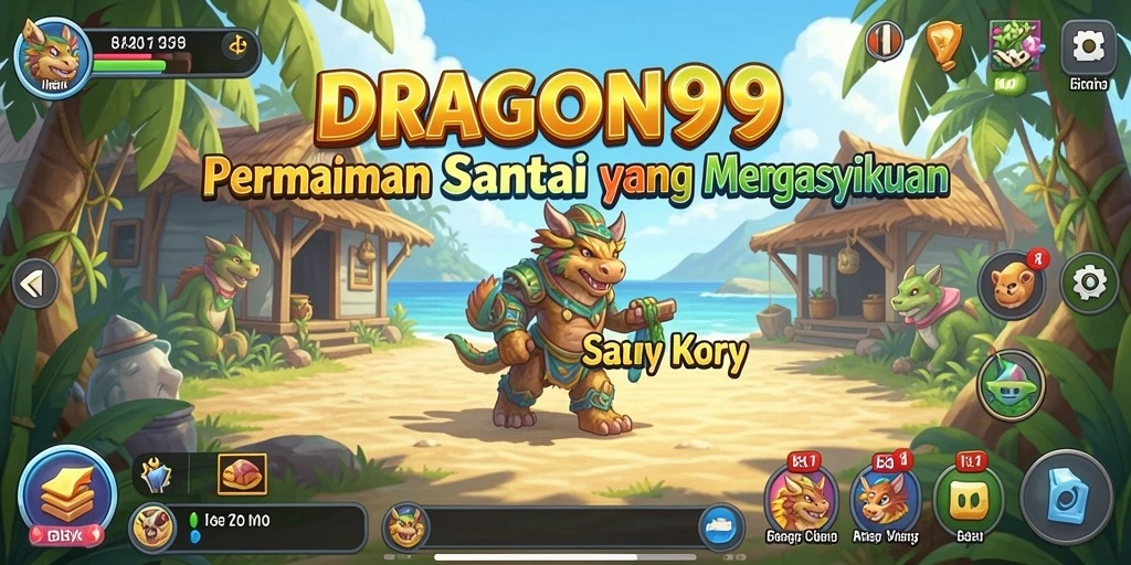 Tampilan gameplay menarik dari DRAGON99 dengan suasana santai.