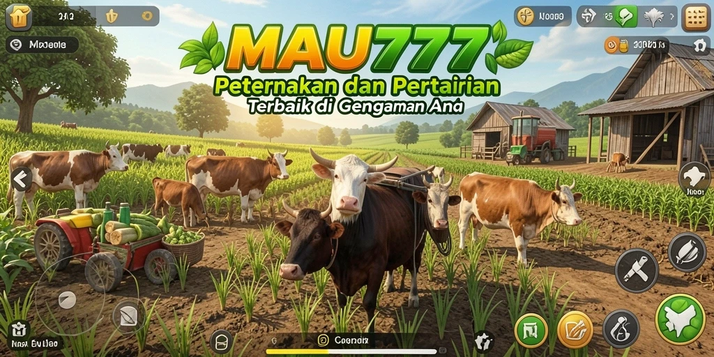 Tangkapan layar dari gameplay menarik di MAU777 saat bertani.